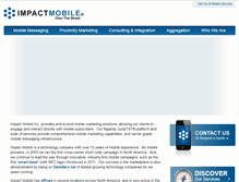 Tablet Screenshot of impactmobile.com